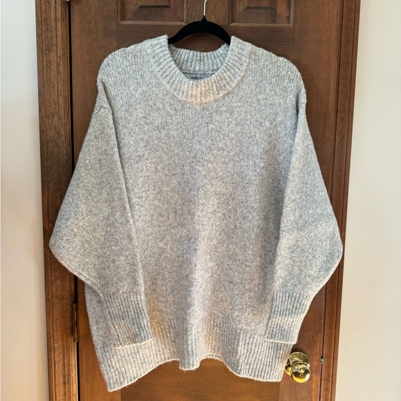 Zara Sweaters - Zara Knit Oversized Wool Blend Crewneck Sweater